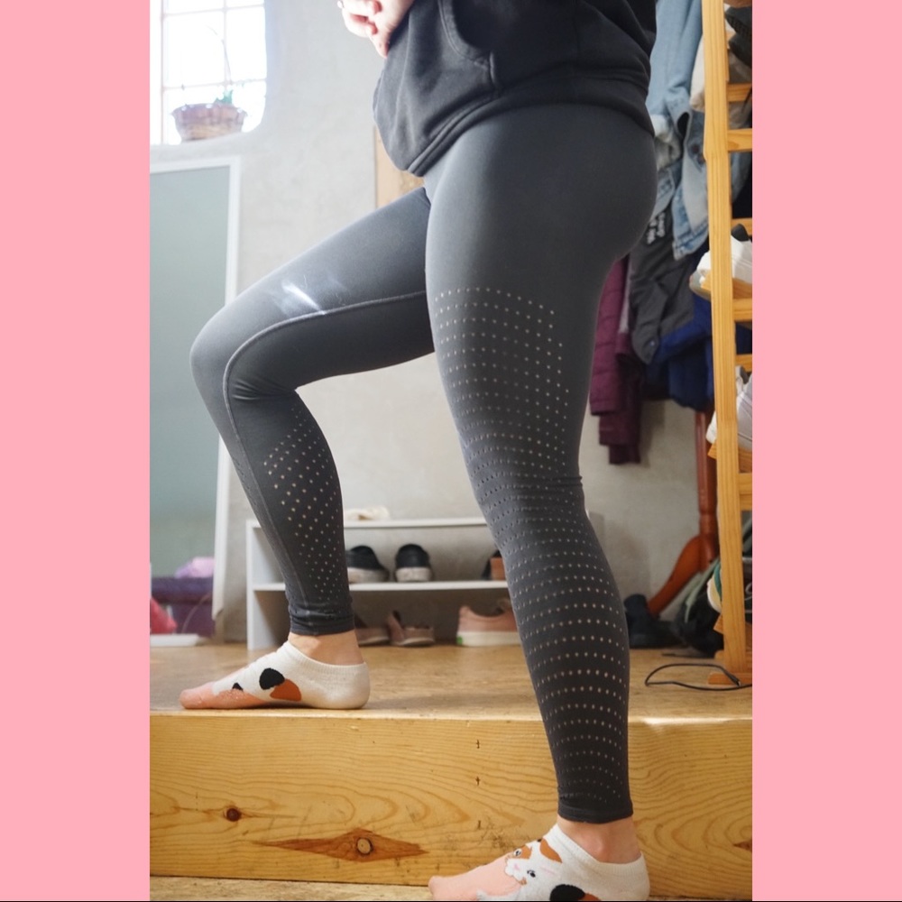 Awesome hole-y lululemon leggings